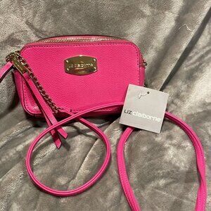 Hot Pink Liz Claiborne Cross Body Purse